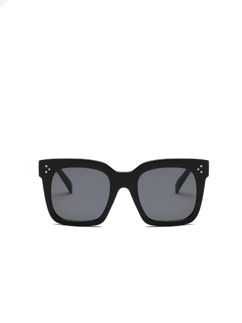 Square Black Sunglasses UVA/UVB